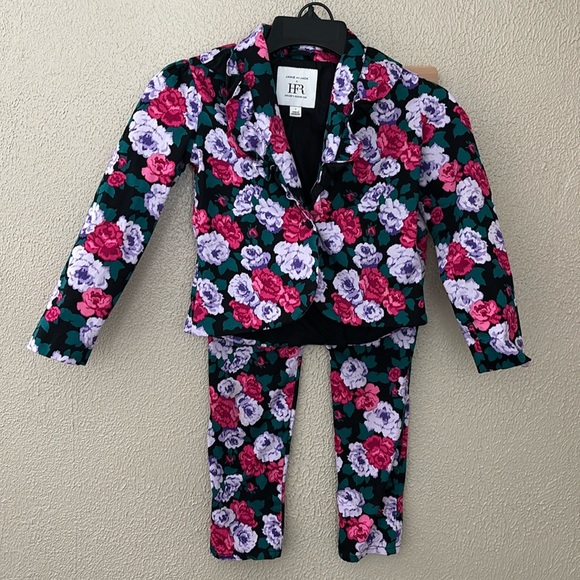 Janie and Jack x Harlem Fashion Row Children’s Collection Floral 2-Piece Size 7 - Picture 1 of 9